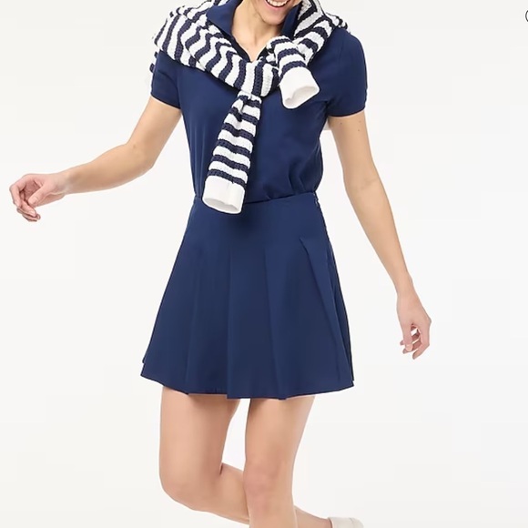 J. Crew Factory Pants - J. Crew Navy Blue Pleated Athletic Active Skort XXL